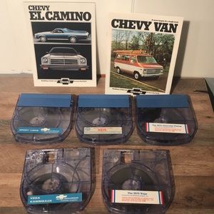 1970’s Chevrolet dealership promo movies sales booklets Nova Pickup Vega Van (A)